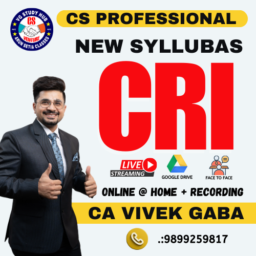 CS PROFESSIONAL LIVE @ HOME (NEW SYLLABUS) CRI