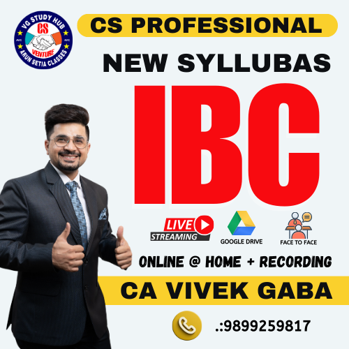 CS PROFESSIONAL LIVE @ HOME (NEW SYLLABUS) IBC