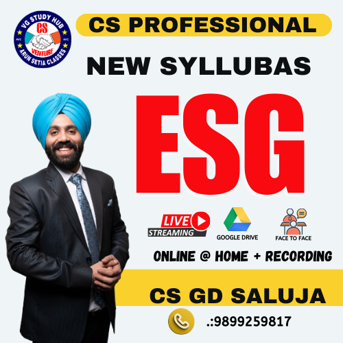 CS PROFESSIONAL LIVE @ HOME (NEW SYLLABUS) ESG