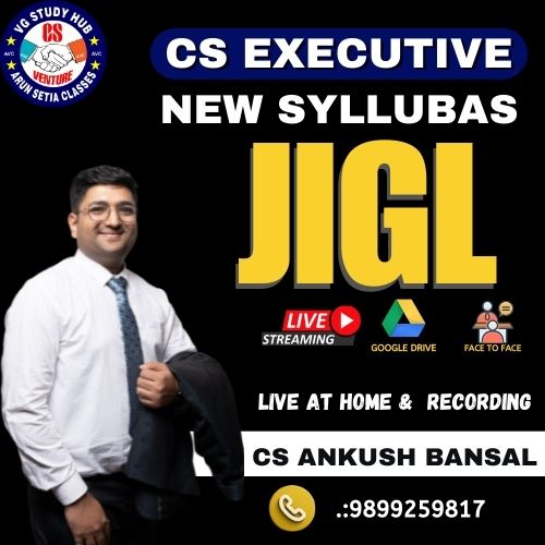 CS EXECUTIVE NEW SYLLABUS LIVE(JIGL)