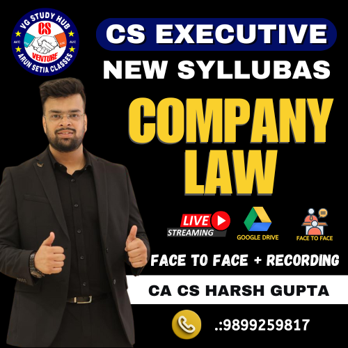 CS EXECUTIVE NEW SYLLABUS (COMPANY LAW)