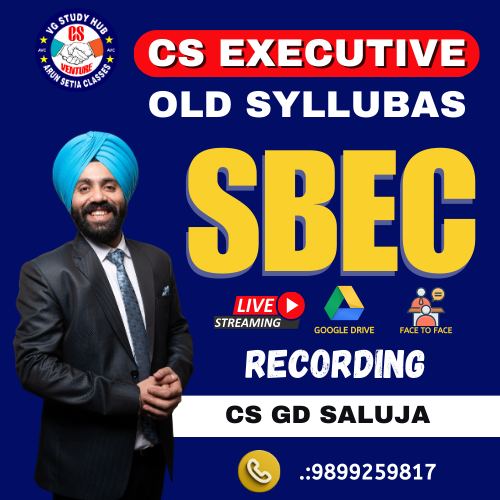CS EXECUTIVE SBEC ( old syllabus )