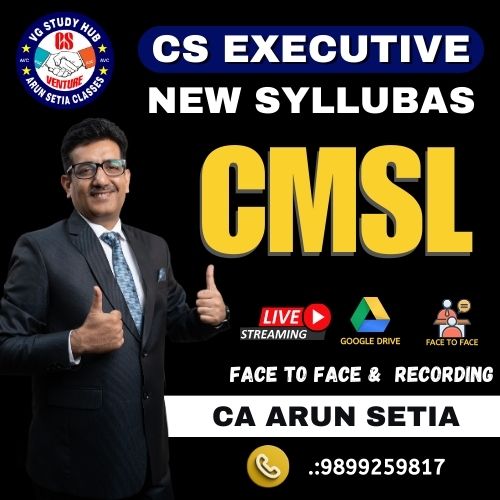 CS EXECUTIVE NEW SYLLABUS FTF (CMSL)