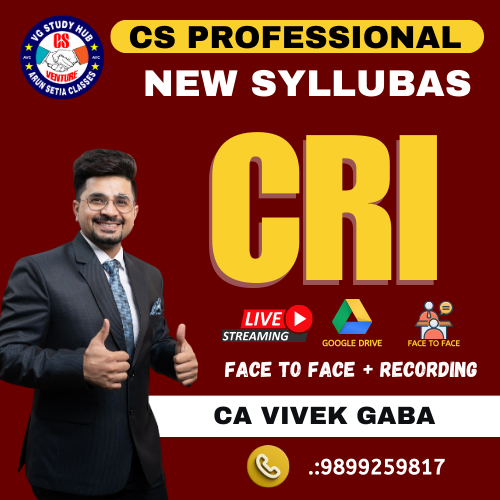CS PROFESSIONAL F2F (NEW SYLLABUS) CRI