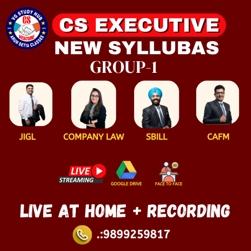 CS EXECUTIVE NEW SYLLABUS LIVE( GROUP-1 )