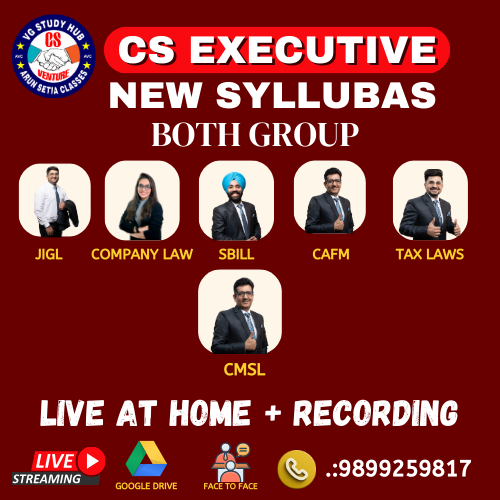 CS EXECUTIVE BOTH GROUP (NEW SYLLABUS) ONLINE