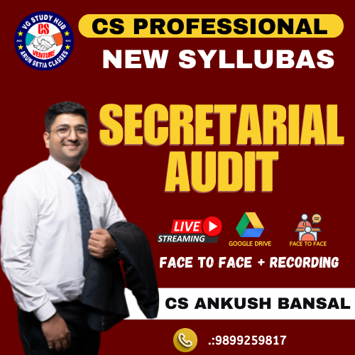 CS PROFESSIONAL F2F (NEW SYLLABUS) SECRETARIAL AUDIT