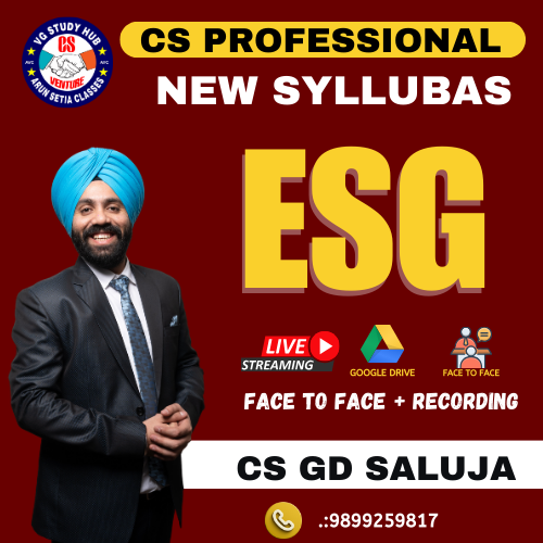 CS PROFESSIONAL F2F (NEW SYLLABUS) ESG