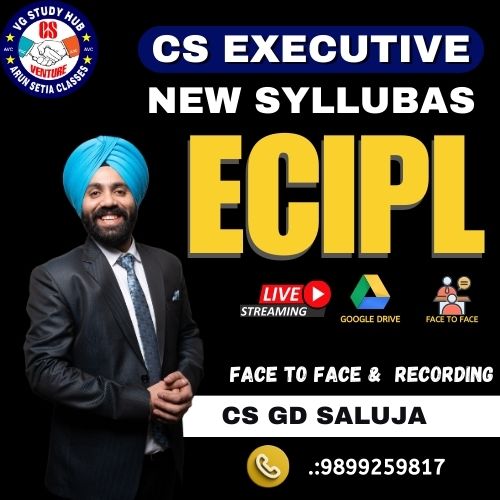 CS EXECUTIVE NEW SYLLABUS F2F(ECIPL)