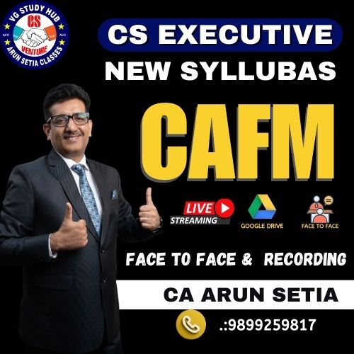 CS EXECUTIVE NEW SYLLABUS F2F(CAFM)